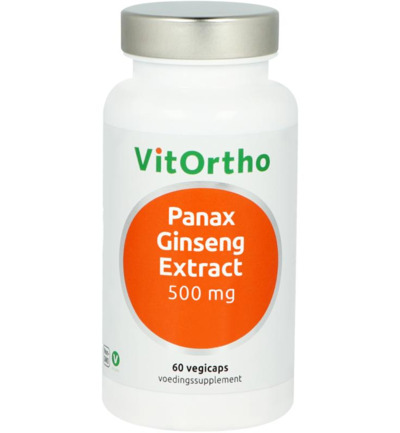 Vitortho Panax Ginseng Extract 500 Mg (60 vega capsules)