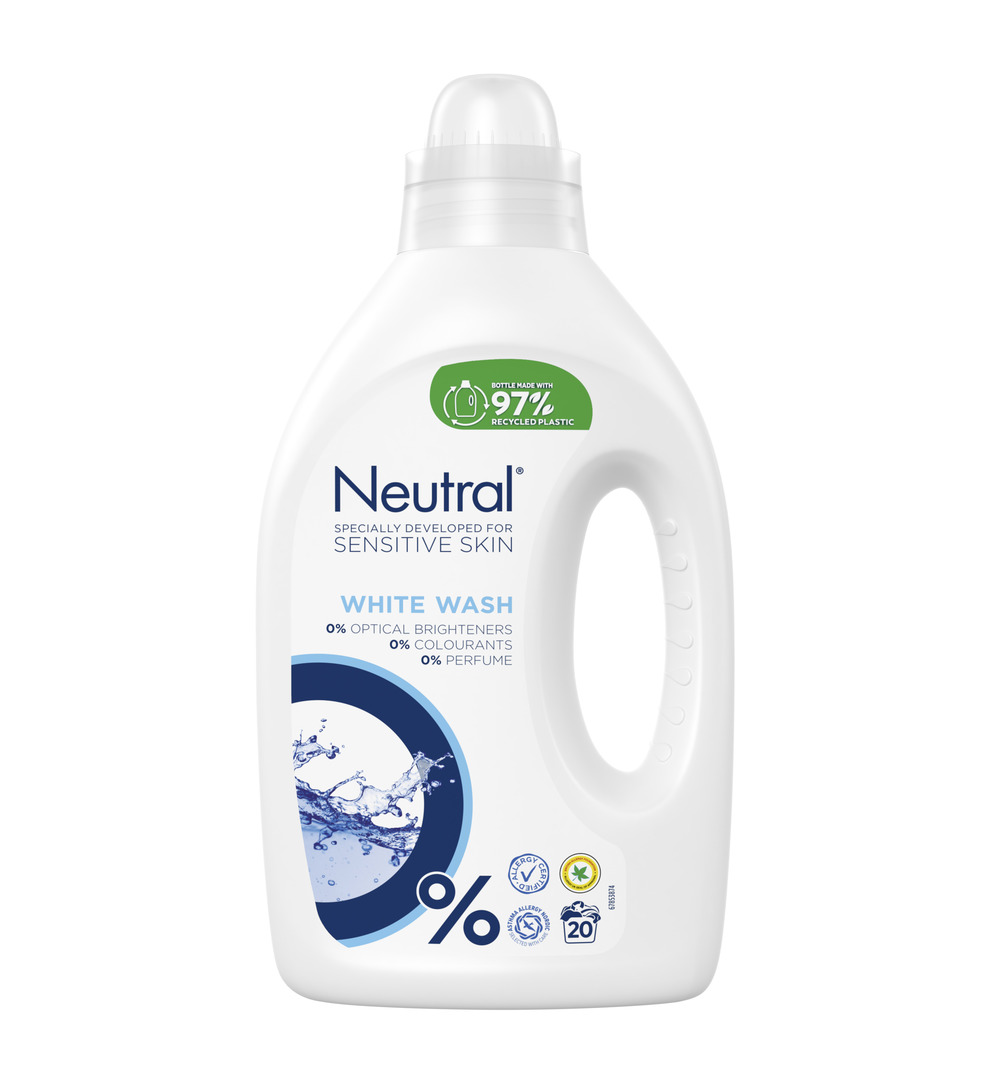 Neutral Wasmiddel vloeibaar hoofdwas wit (1000 ml)
