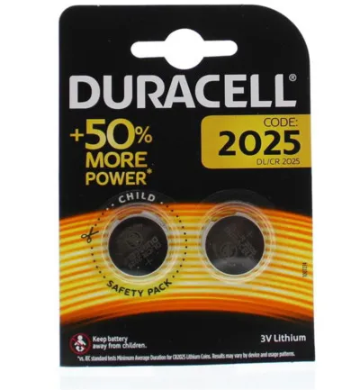 Duracell Batterij 2025 (2 stuks)