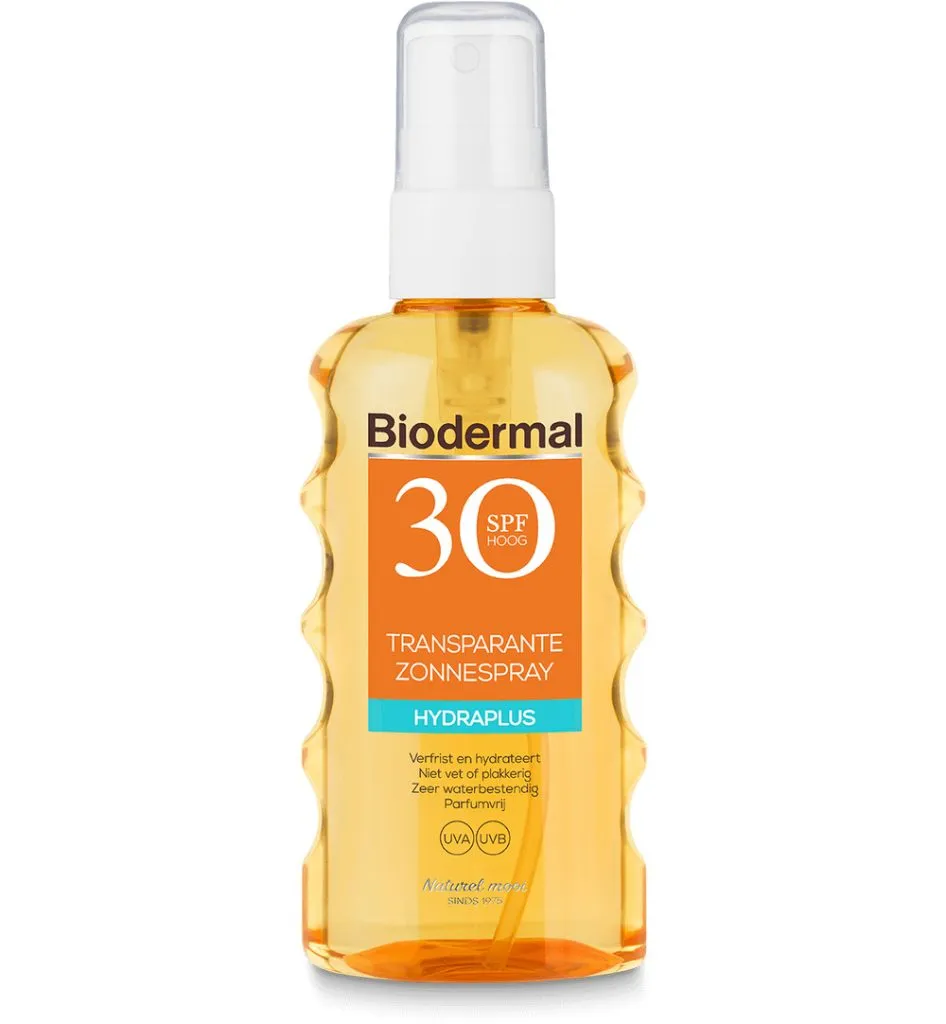 Biodermal Transparantspray hydraplus SPF30 (175 ml)