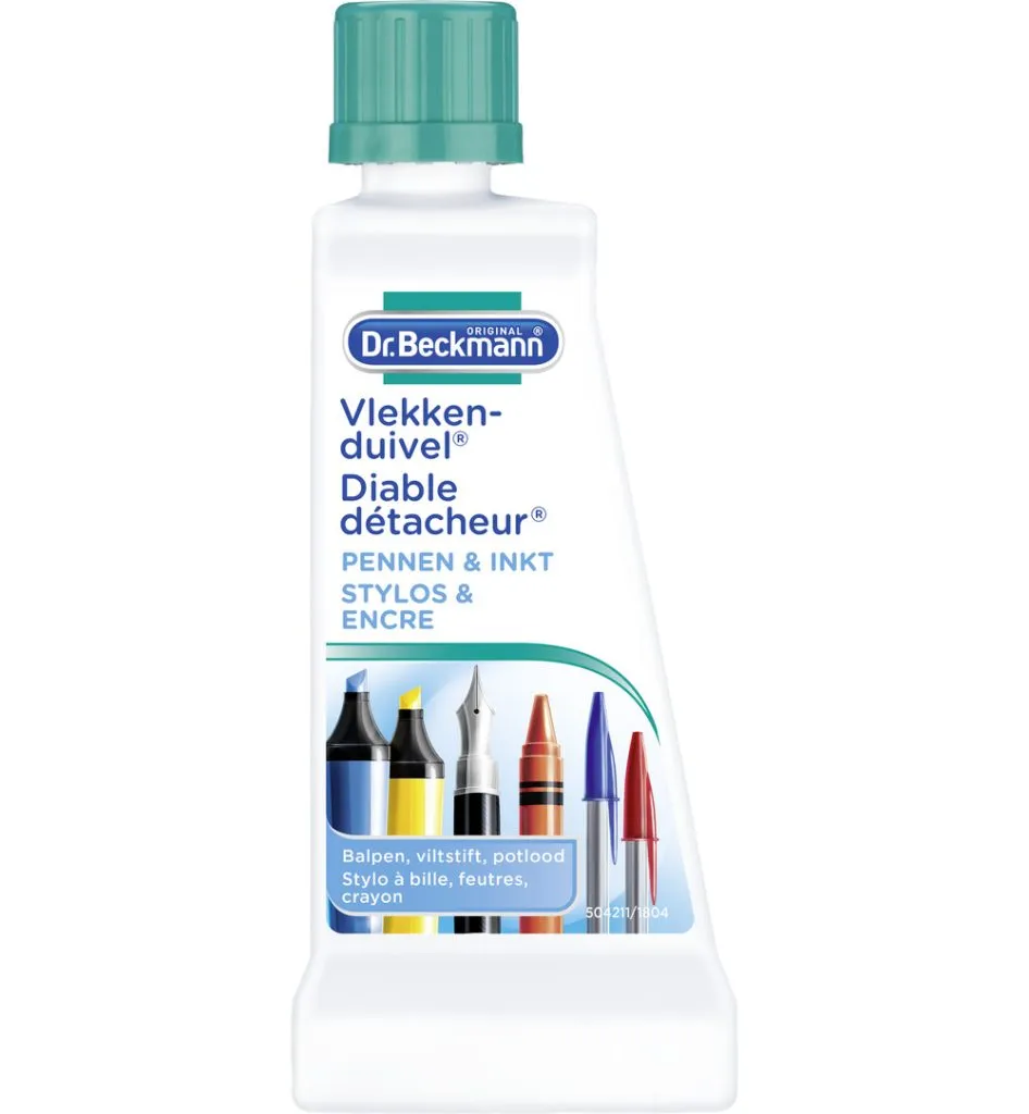 Dr. Beckmann Vlekkenduivel pennen & inkt (50 ml)