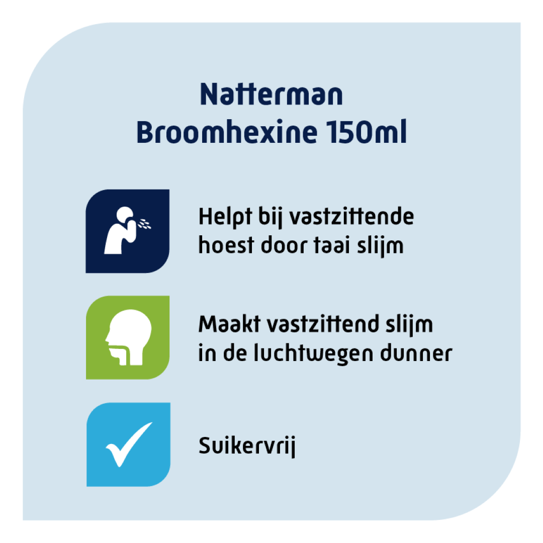 Natterman Hoestdrank extra sterk broomhexine HCl 8mg/5ml (150 ml) - image 3