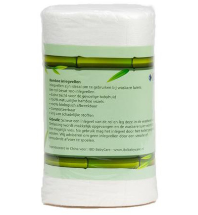 IBD Inlegvellen bamboe rol (100 stuks)