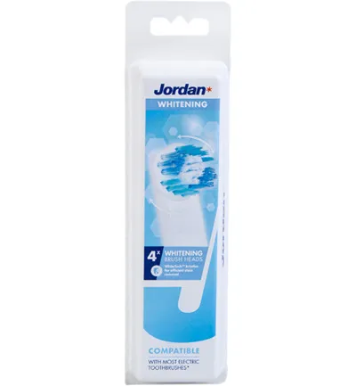 Jordan White Opzetborstels 4-pack (4 stuks)
