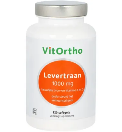 Vitortho Levertraan 1000 Mg (120 softgels)