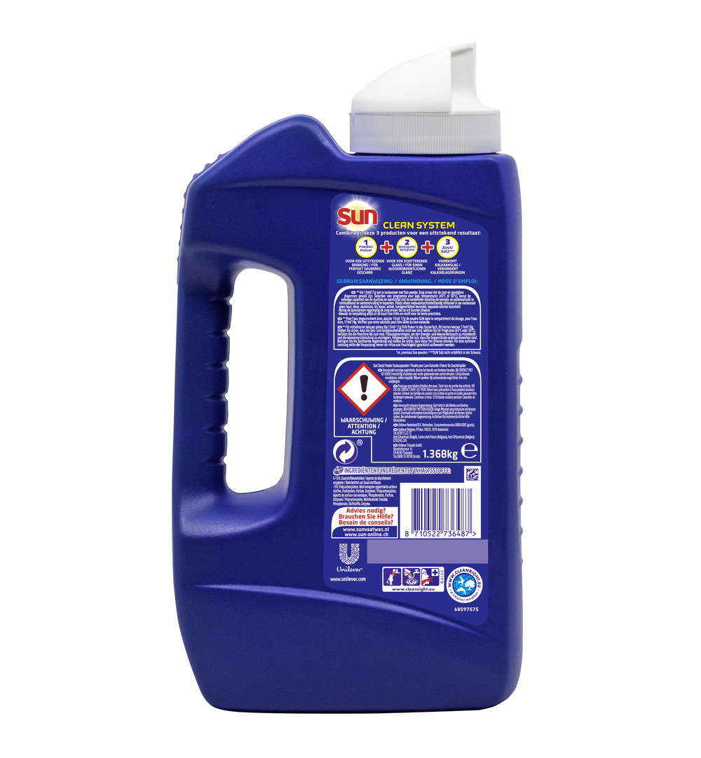 Sun Vaatwaspoeder normaal (1368 gr) - image 2