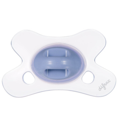 Difrax Fopspeen natural 0-6 maanden cotton candy lavander (1 stuk)