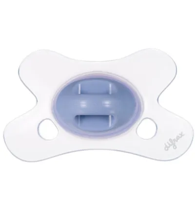 Difrax Fopspeen natural 0-6 maanden cotton candy lavander (1 stuk)