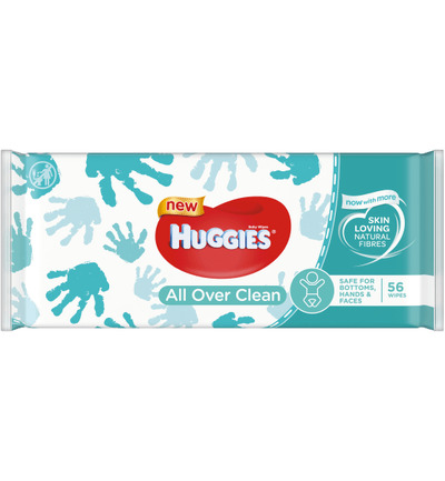 Huggies Doekjes all over clean (56 stuks)