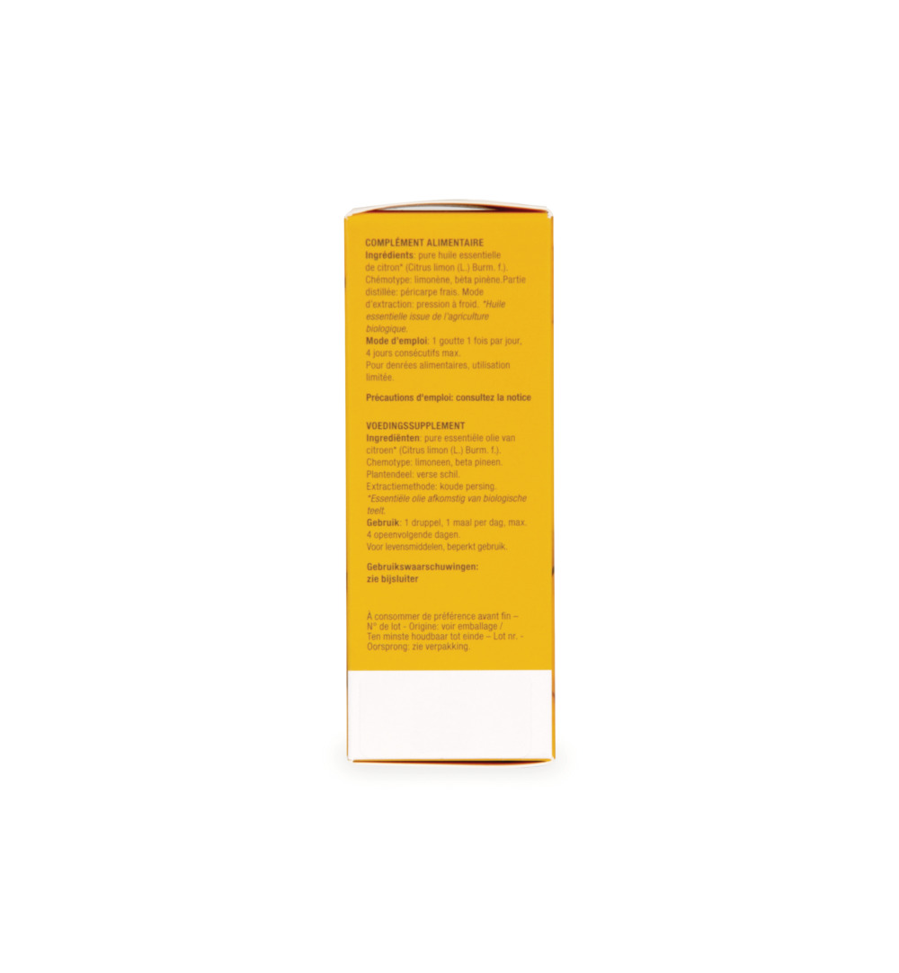 Purasana Citroen Olie/Huile Citron Bio (30 ml)
