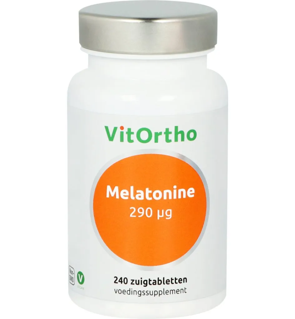 Vitortho Melatonine 290 Mcg (240 zuigtabletten)