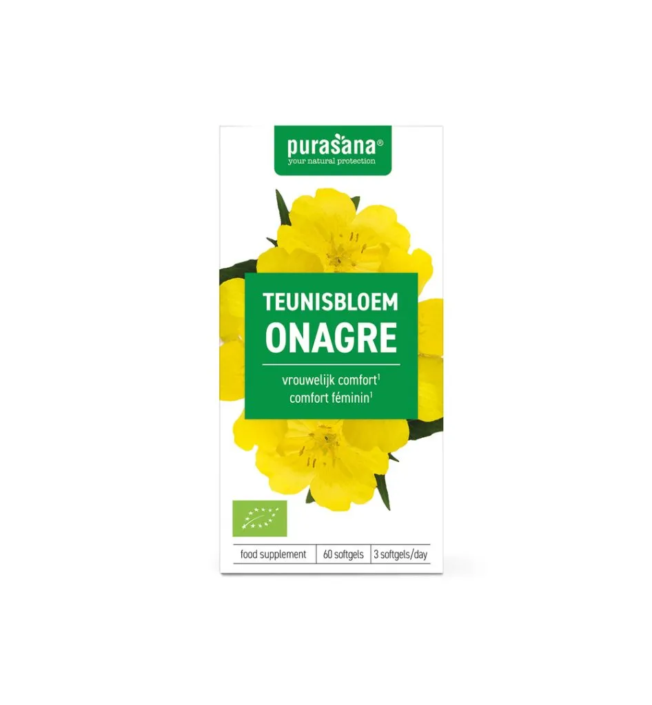 Purasana Teunisbloem Onagre Bio (60 capsules)