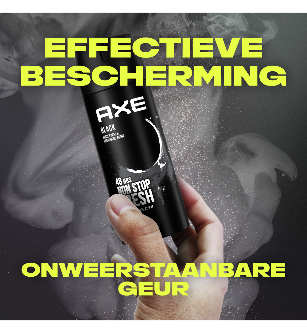 Axe Deodorant bodyspray black (150 ml) - image 3
