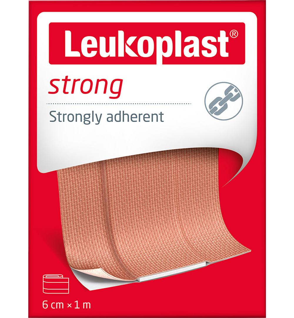 Leukoplast Pleister strong 1m x 6 cm (1 stuk)