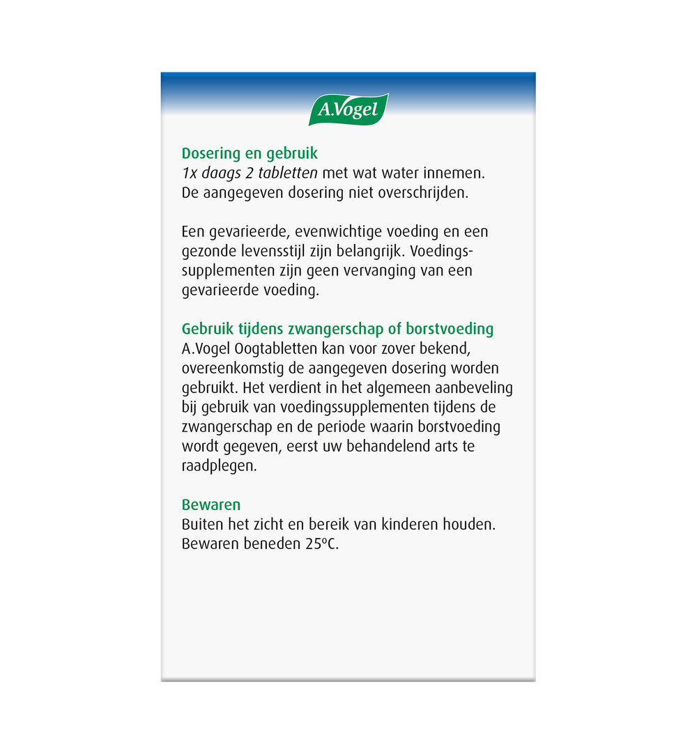 A.Vogel Oog (60 tabletten) - image 2