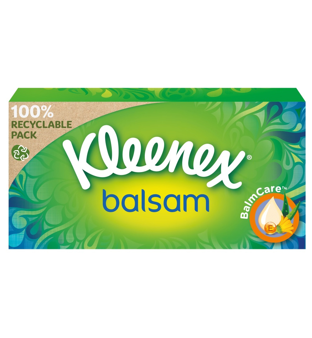 Kleenex Balsam tissue box (64 stuks)