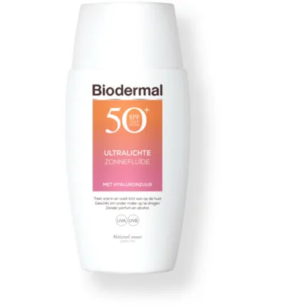 Biodermal Ultralichte Zonnefluide SPF50+ (40 ml)