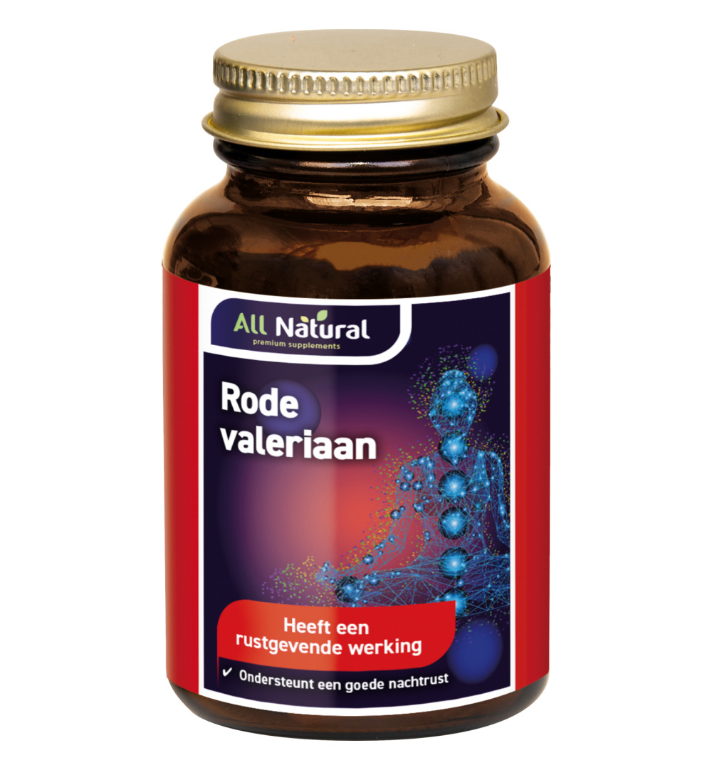 All Natural Rode valeriaan (100 dragees)