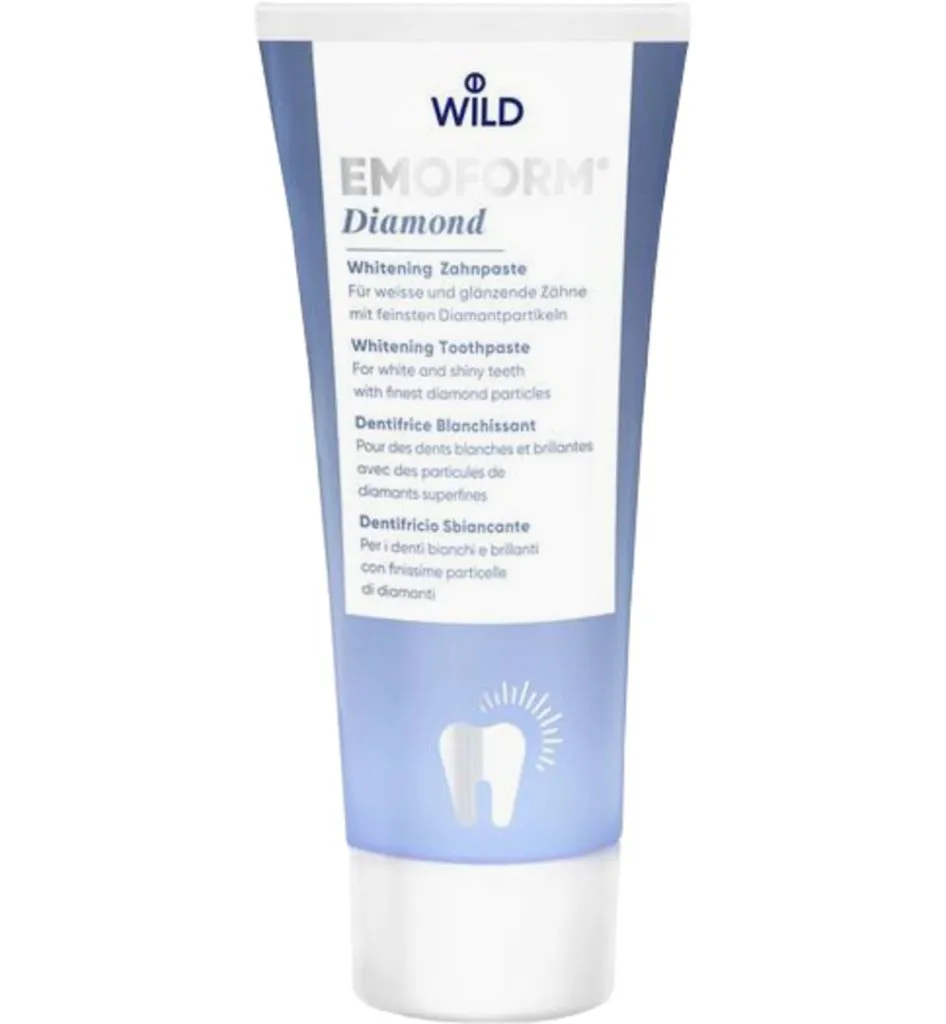 Emoform Tandpasta diamond whitening met fluoride (75 ml)