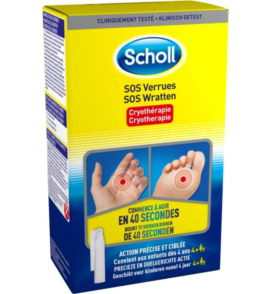 Scholl SOS wrattenspray (80 ml)