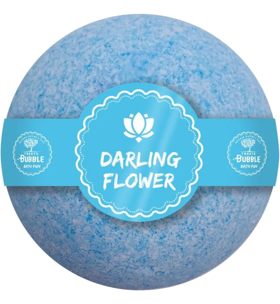 Treets Bath ball darling flower (1 stuk)