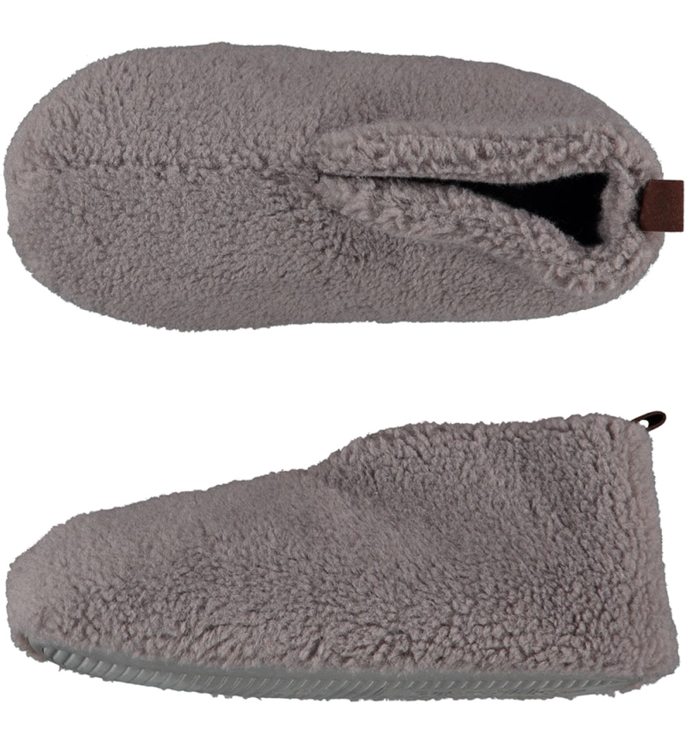 Apollo Slof dames teddygrijs 39/40 (1 paar)