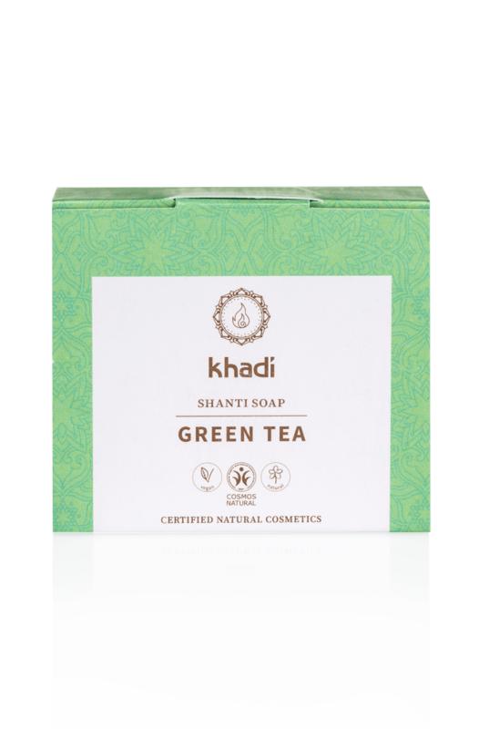 Khadigroene thee zeep (100 gr)