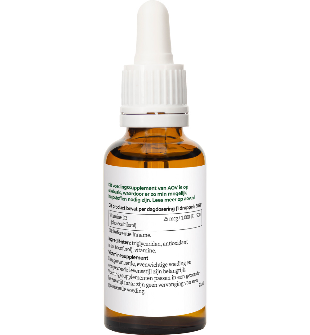 AOV 409 Vitamine D3 druppels (15 ml) - image 2