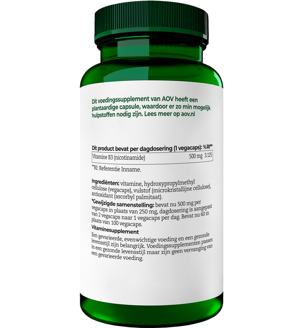AOV 211 Nicotinamide (60 vega capsules) - image 2