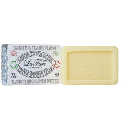 La Fare 1789 Zeep extra smooth shea butter ylang ylang (75 gr)