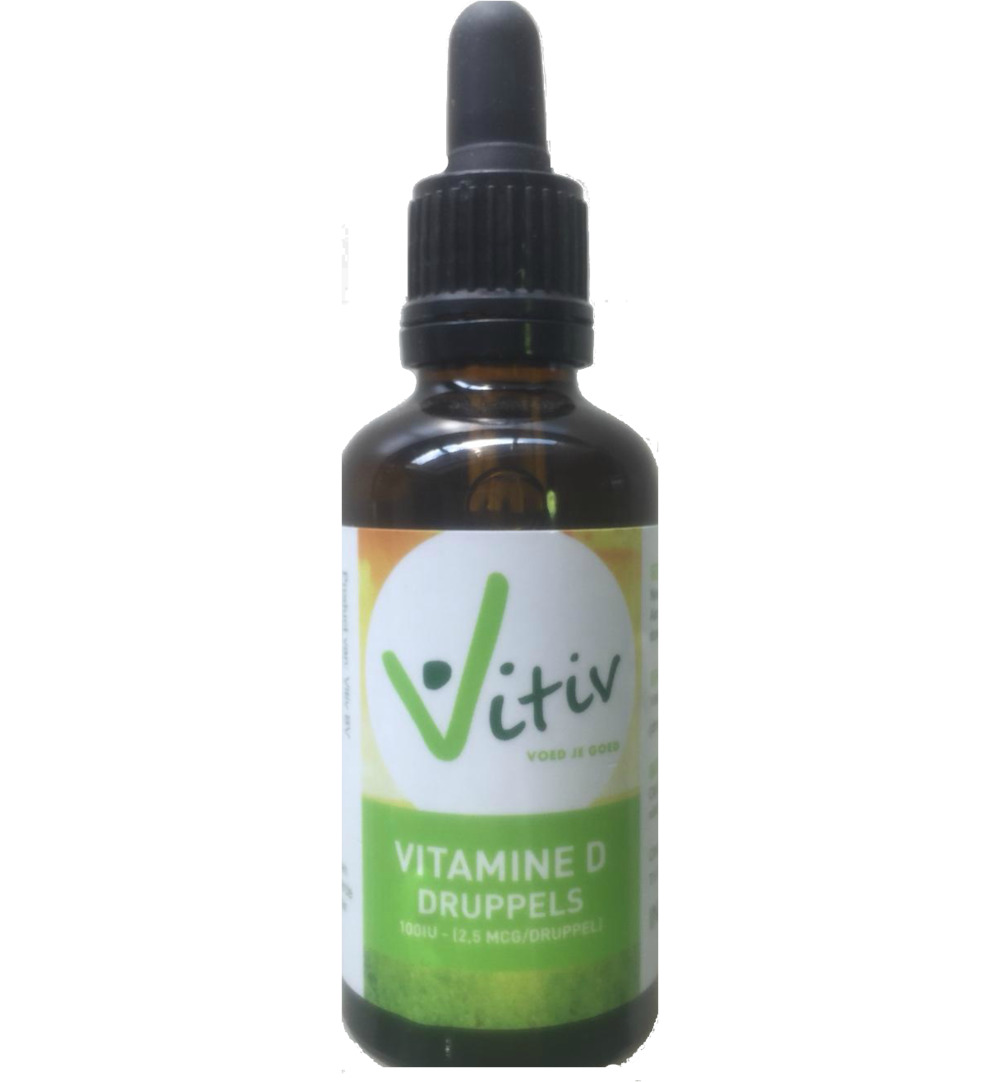 Vitiv Vitamine D3 druppels 100IU (50 ml)