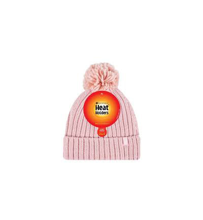 Heat Holders Ladies pom pom hat arden coral one size (1 stuk)
