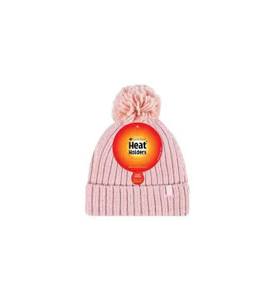 Heat Holders Ladies pom pom hat arden coral one size (1 stuk)