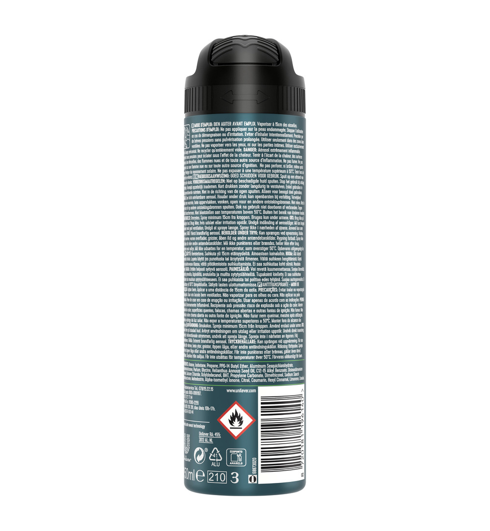Rexona Deodorant spray men quantum (150 ml) - image 2
