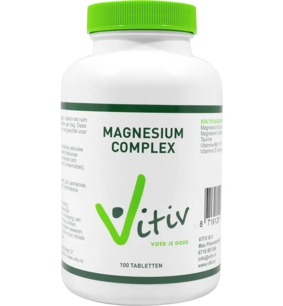 Vitiv Magnesium complex met taurine (100 tabletten)