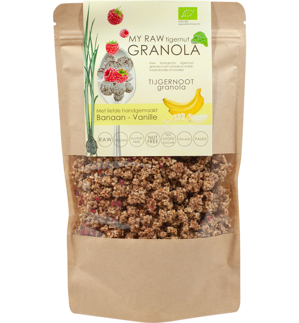 Vitiv Tijgernootgranola Banaan Vanille Bio (230 gr)