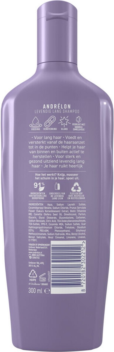 Andrelon Levendig Lang Shampoo (300 ml)