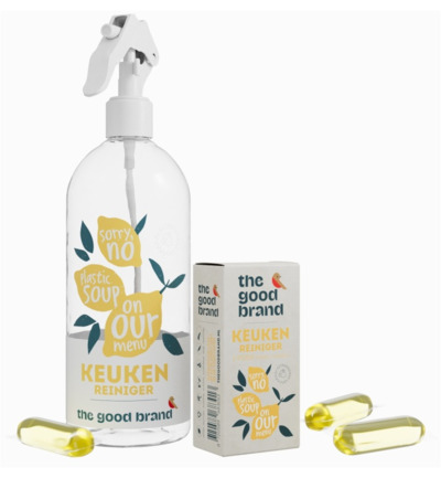 The Good Brand Keukenreiniger sprayfles + 1 pod (500 ml)