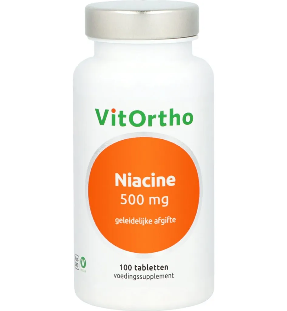 VitOrtho Niacine 500mg (100 tabletten)