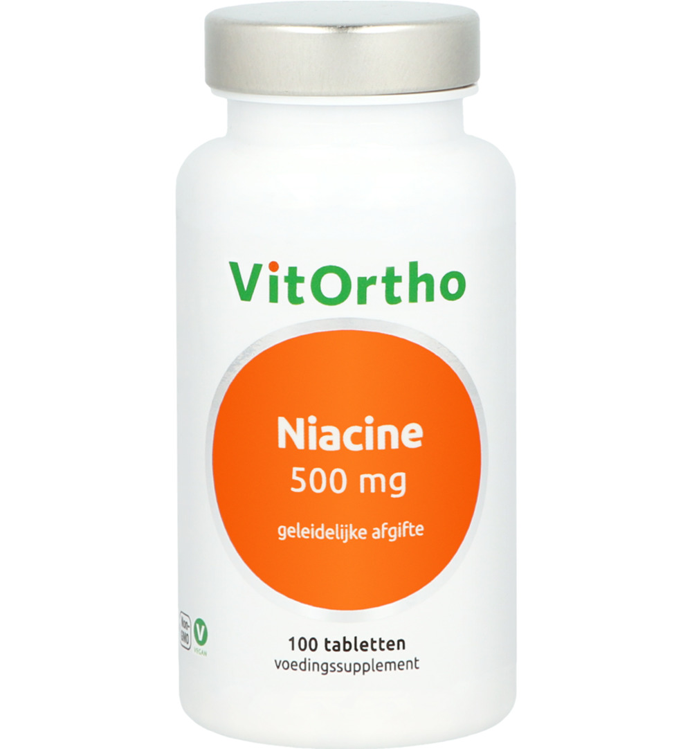 VitOrtho Niacine 500mg (100 tabletten)