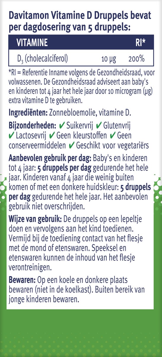 Davitamon Vitamine D druppels (25 ml) - image 2