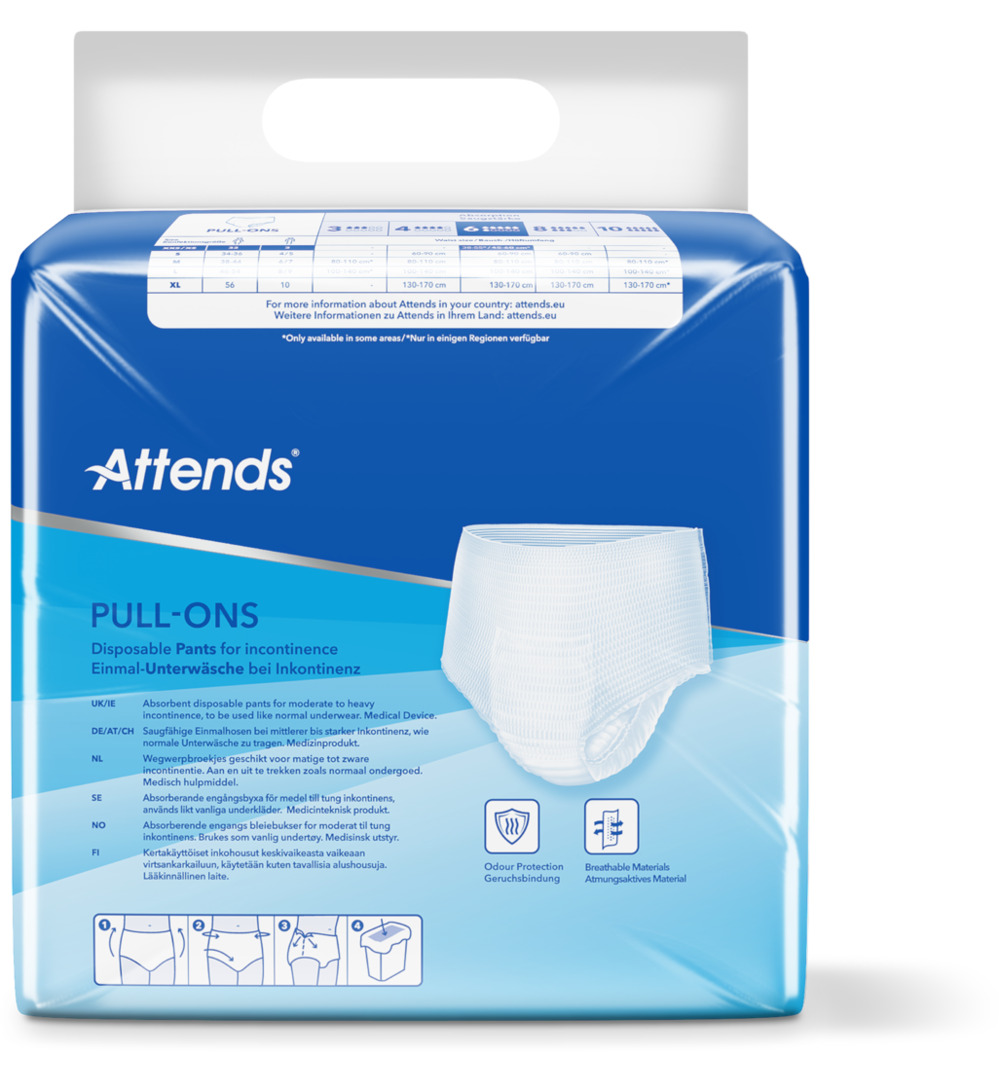 Attends Pull-Ons 6 Xs (22 Stuks)