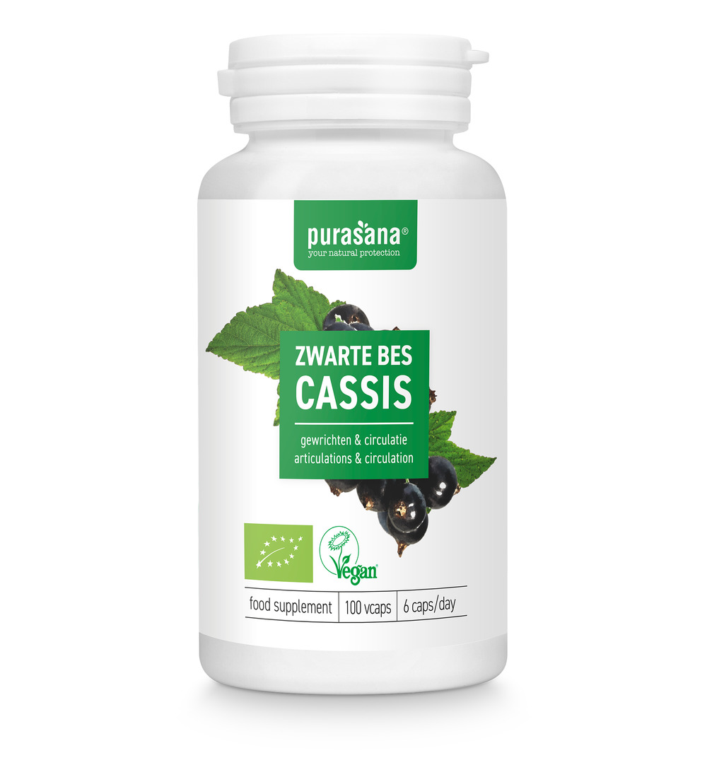 Purasana Zwarte bes 300 mg BIO (100 vega capsules) - image 5