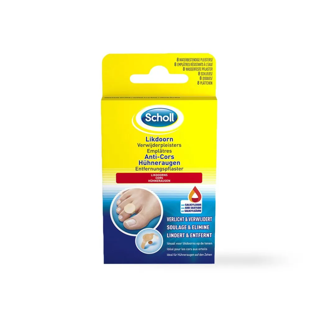 Scholl Likdoorn Verwijderpleisters (8 stuks)
