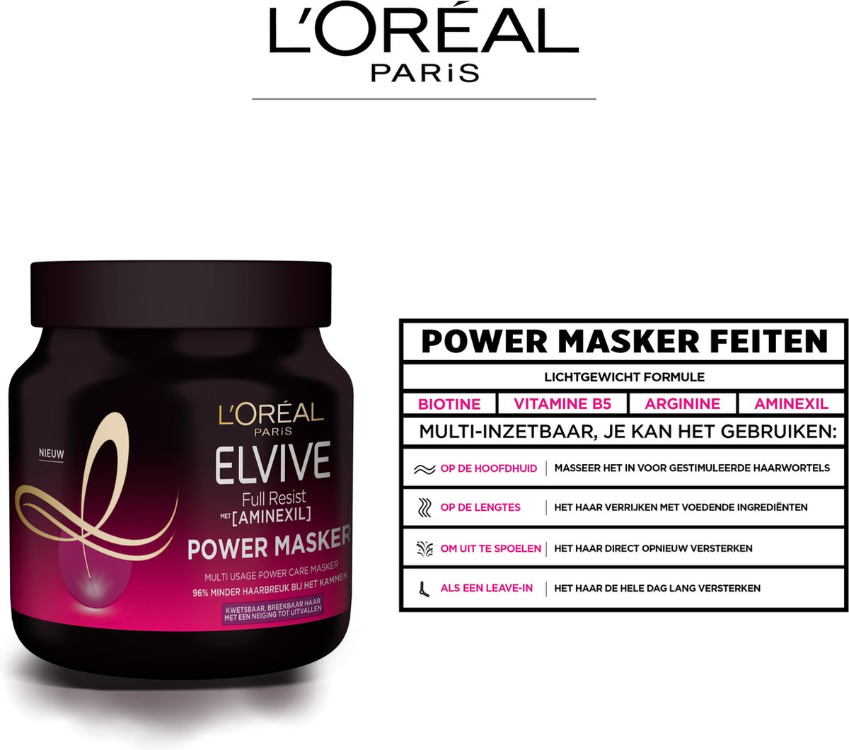 L'Oréal Elvive Full Resist Power Masker (680 ml)
