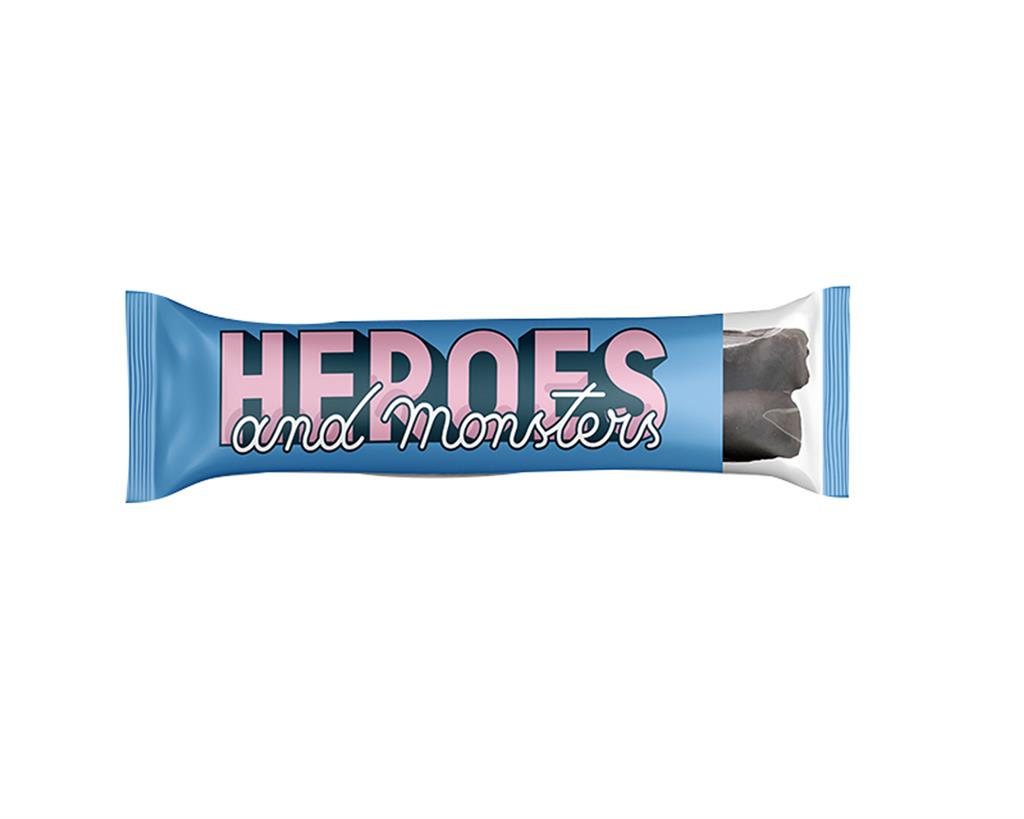 Heroes And Monsters Sesam Reep Pure Chocola (30 gr)
