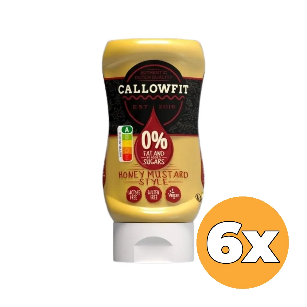 6x Callowfit Honey Mustard Style (300 ml)