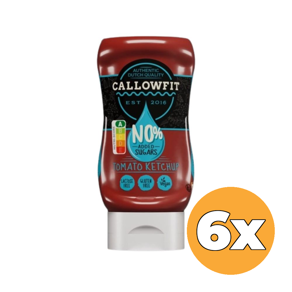 6x Callowfit Tomato Ketchup (300 ml)