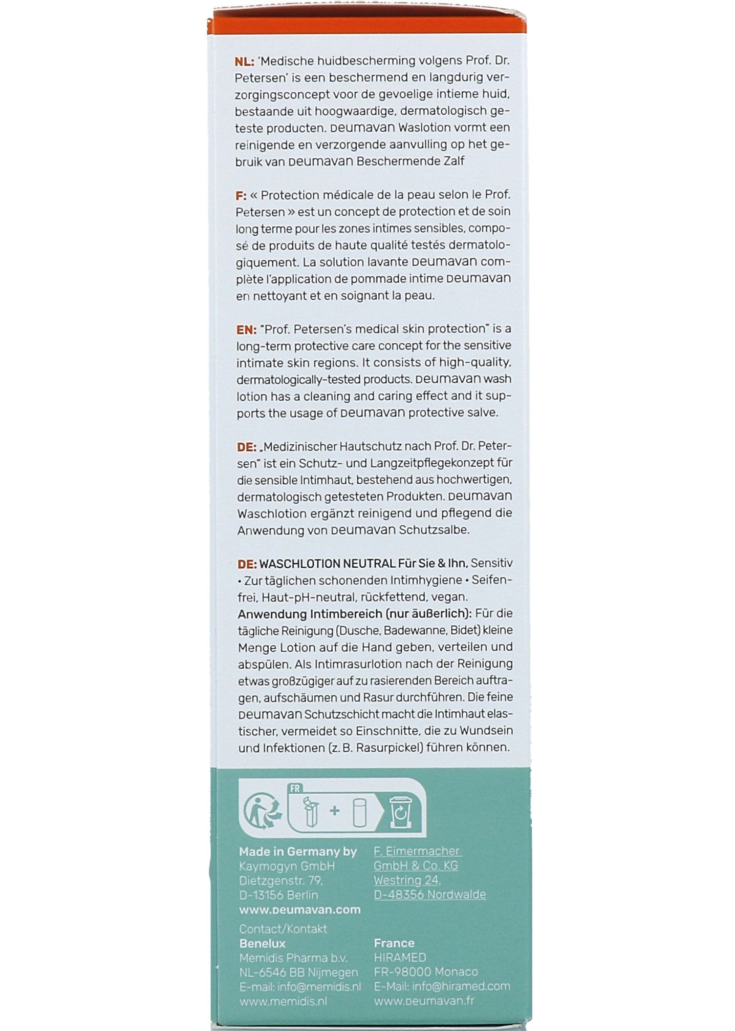 Deumavan Waslotion Intiem Neutraal Voor Hem&Haar (200 ml) - image 2