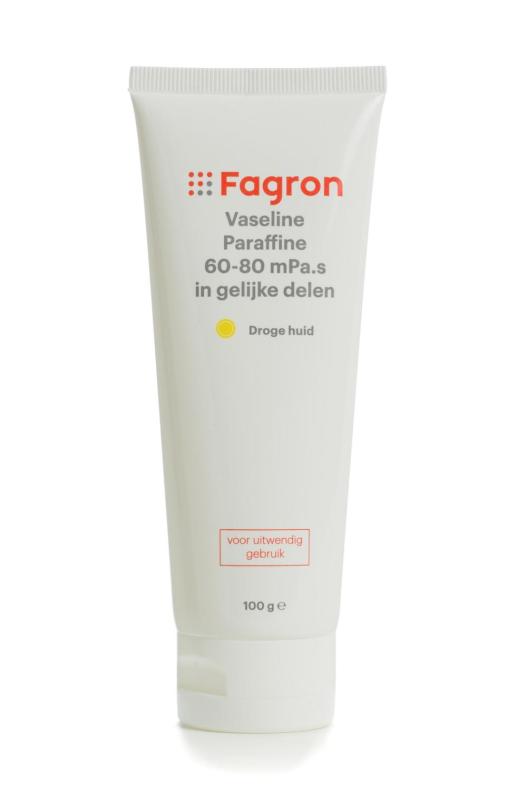 Fagron Vaseline Paraffine 60-80 in Gelijke Delen (500 gr)